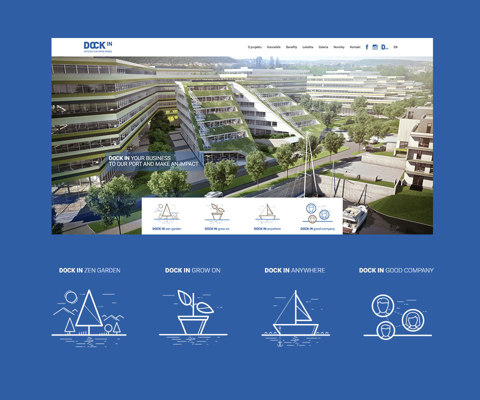 Dock in web
