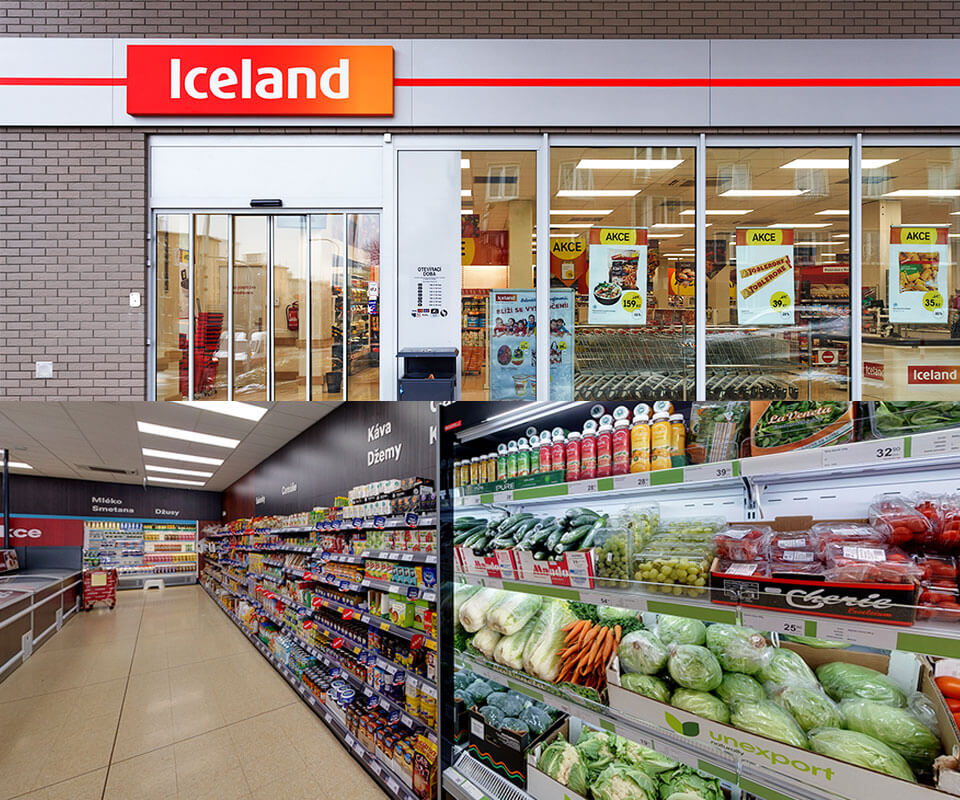 Iceland prodejna a zboží