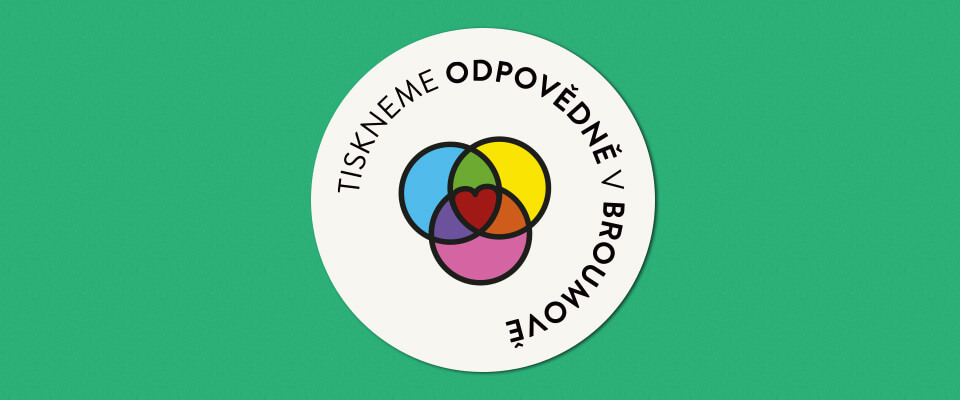Tiskárna Broumov známka